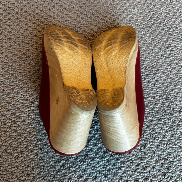 BONA DRAG No. 6 New School Leather Clog Red 38, US 7.5 - Picture 8 of 8